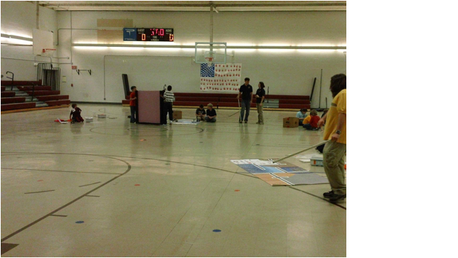 :fll webpage picts:Teams at work:teams radney planning.jpg